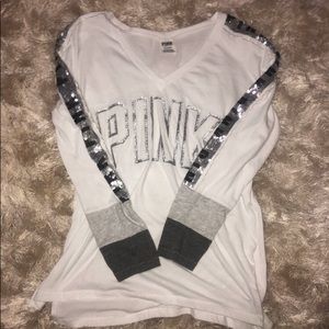 pink long sleeve active wear